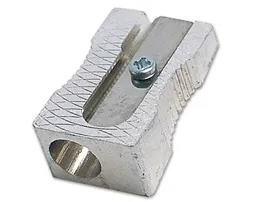 Mor Sacapuntas 201.0 Metálico Cuña 1 Uso Escolar Oficina Hogar