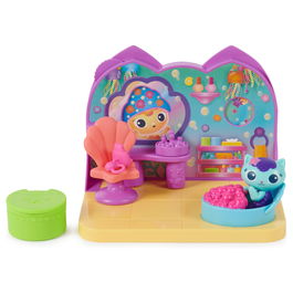 Spin Master Gabby's Dollhouse Deluxe Room Spielset - Wellness Raum mit Meerktzchen, Salón de Belleza y Spa para Niños, Gabby's Dollhouse 6068286