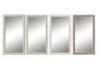 DKD Home Decor Espejo PS Cristal 36x2x66 Surtido de 4 unidades