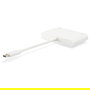 EQUIP Adaptador USB-C a VGA, USB 3.0, 60W PD, Blanco