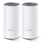 TP-Link Deco E4 2-Pack Sistema WiFi Mesh AC1200, 2 Routers Extensores, Blanco/Gris, Doble Banda 2.4/5 GHz, Wi-Fi 5 (802.11ac), Control Parental, Incluye Cable Ethernet