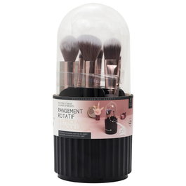 Cosmetic Club Set de 6 Brochas con Organizador Giratorio