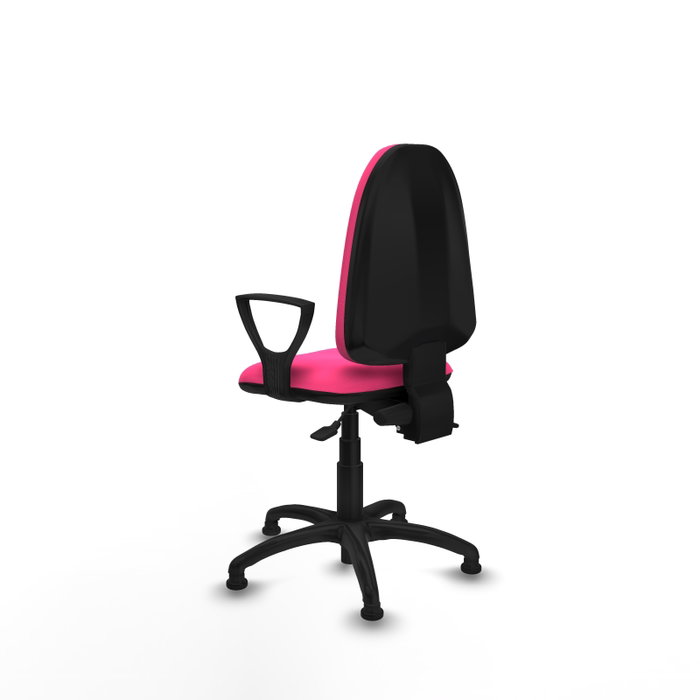 PIQUERAS Y CRESPO Silla de oficina Aýna Rosa con mecanismo Asincro