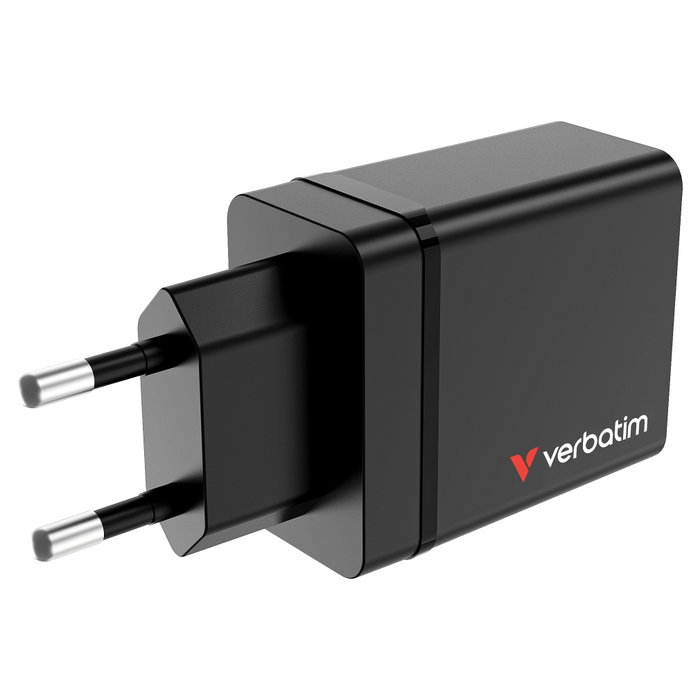 Verbatim Ladegert 30W Cargador USB-C 3x USB-A Negro PD 3.0 QC 3.0
