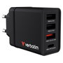 Verbatim Ladegert 30W Cargador USB-C 3x USB-A Negro PD 3.0 QC 3.0
