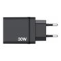 Verbatim Ladegert 30W Cargador USB-C 3x USB-A Negro PD 3.0 QC 3.0