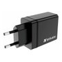 Verbatim Ladegert 30W Cargador USB-C 3x USB-A Negro PD 3.0 QC 3.0