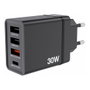 Verbatim Ladegert 30W Cargador USB-C 3x USB-A Negro PD 3.0 QC 3.0