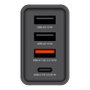 Verbatim Ladegert 30W Cargador USB-C 3x USB-A Negro PD 3.0 QC 3.0