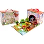 Planete Bois PLA3301040302473 Casita de Juegos de Granja FSC para Niños a Partir de 18 Meses, Juego Infantil de 12 Piezas