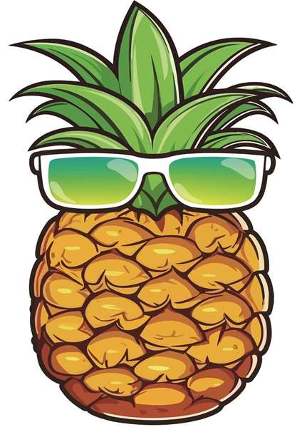 Toalla microfibra estampada pineapple 120x170 cm