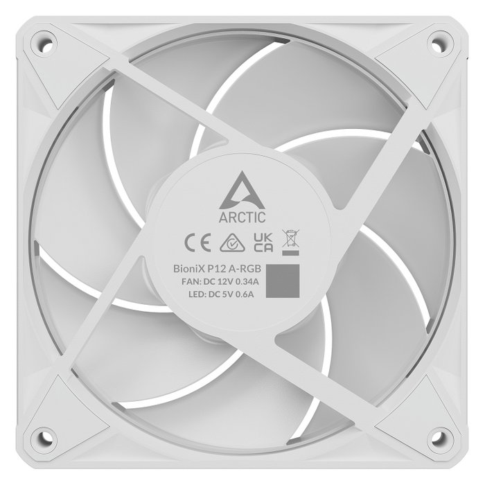 ARCTIC BioniX P12 A-RGB White Pack de 3 Ventiladores de Caja ARCTIC BioniX P12 A-RGB White Pack de 3 Ventiladores de Caja