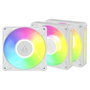 ARCTIC BioniX P12 A-RGB White Pack de 3 Ventiladores de Caja