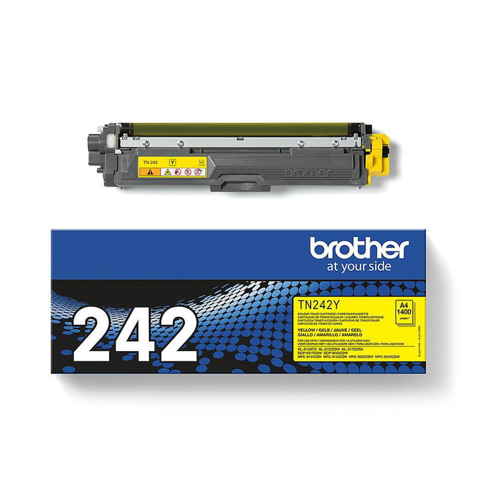 Brother TN-242Y Cartucho de tóner Amarillo