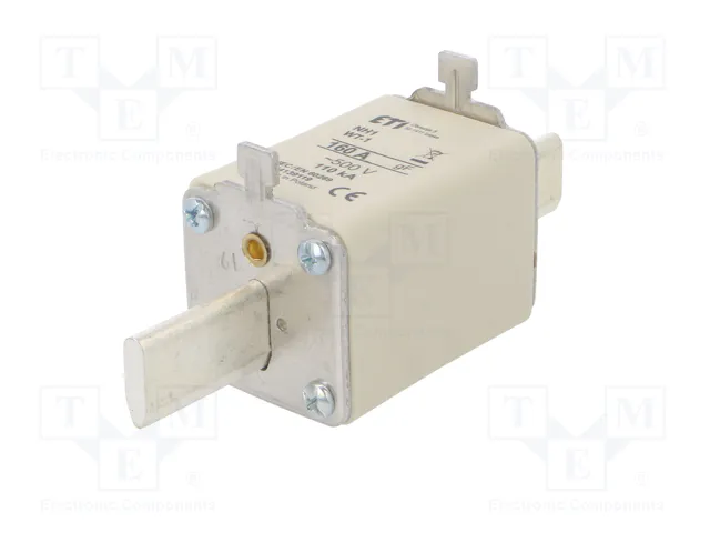 ETI POLAM Fusible NH1 de cartucho cerámica industrial 160A 500VAC