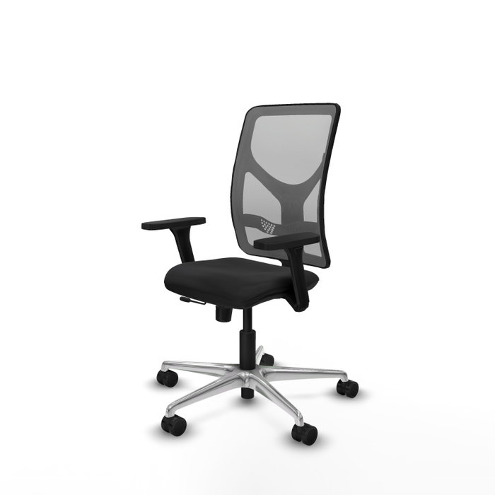 PIQUERAS Y CRESPO Silla de oficina Motilla con mecanismo Sincro/Traslack, Negro y Gris PIQUERAS Y CRESPO Silla de oficina Motilla con mecanismo Sincro/Traslack, Negro y Gris