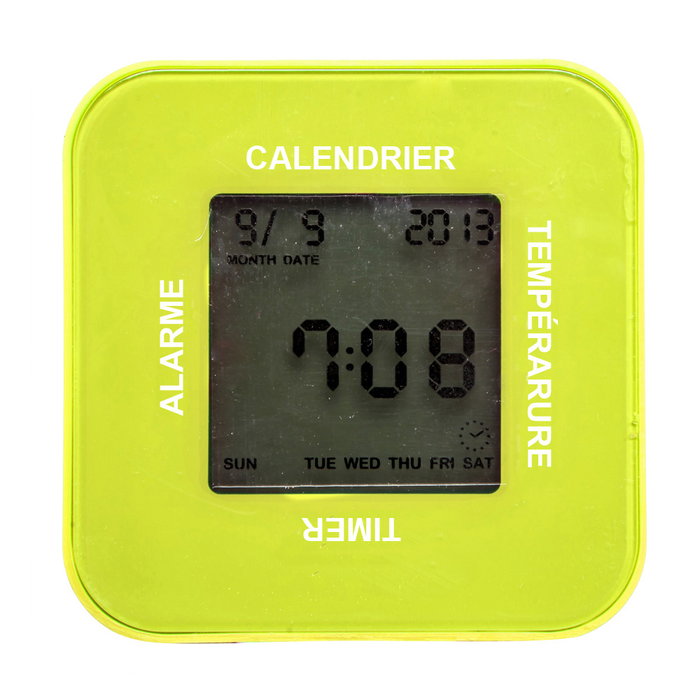 Be Mix Reloj Despertador 4 Funciones Calendario Alarma Temperatura 7x3.5x7 cm Be Mix Reloj Despertador 4 Funciones Calendario Alarma Temperatura 7x3.5x7 cm