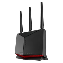 ASUS RT-BE86U Router WiFi 6E Doble Banda (2.4GHz/5GHz) 10 Gigabit Ethernet Negro