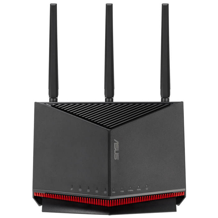 ASUS RT-BE86U Router Inalámbrico 10 Gigabit Ethernet Doble Banda Wi-Fi 7 Negro