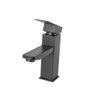 QLI-FA-4311 Grifo Lavabo Latón/Zinc Negro Monomando Caño Bajo
