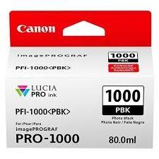 Canon PFI-1000PBK Cartucho de Tinta Foto Negro 80 ml Canon PFI-1000PBK Cartucho de Tinta Foto Negro 80 ml