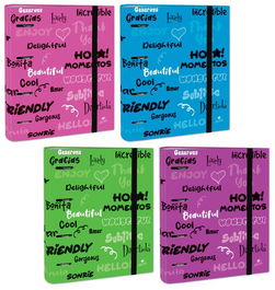 Carpebloc Mariola Uni 4 An.40Mm Con Rec. 100 Hj. Cuadric.4X4 90G Surtido Frases Expositor De 10