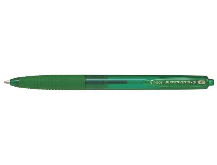 Pilot Supergrip G Bolígrafo Retráctil Verde 1.0 mm (Set de 12)