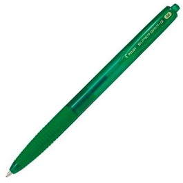 Pilot Bolígrafo Supergrip G Retráctil 1.0 mm Verde Set de 12 (Set de 12)