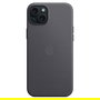 Apple MT423ZM/A Funda FineWoven para iPhone 15 Plus Negra Compatible con MagSafe