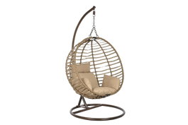 DKD Home Decor Sillón Colgante Breeze Marrón