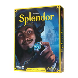 Asmodee Juego de Mesa Splendor SCSPL01ES - Estrategia de Gestión de Recursos para 2-4 Jugadores, Edad +10, Partidas 30 Minutos, en Español