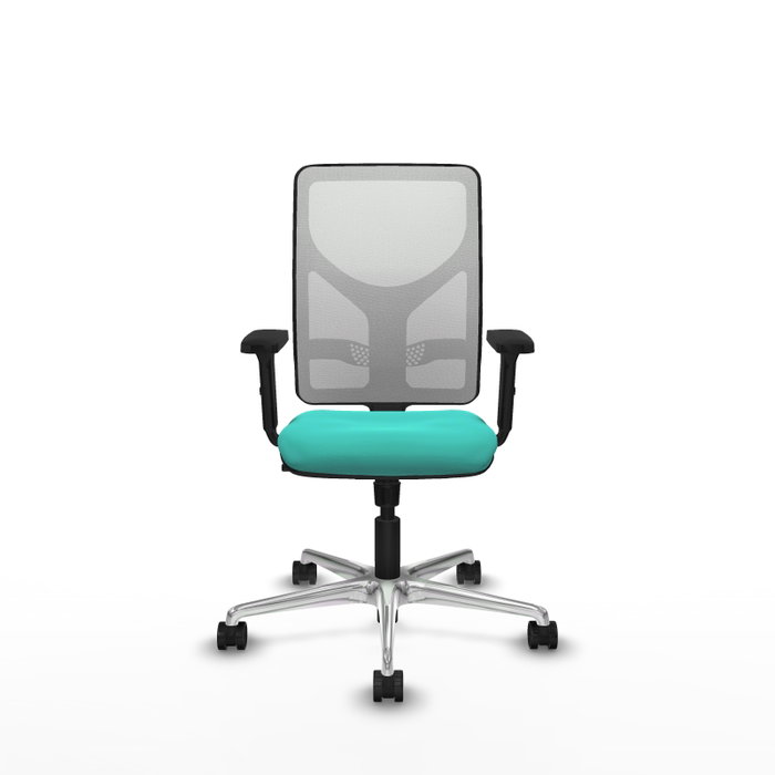 PIQUERAS Y CRESPO Silla de Oficina Motilla con Mecanismo Sincro, Turquesa y Blanco PIQUERAS Y CRESPO Silla de Oficina Motilla con Mecanismo Sincro, Turquesa y Blanco