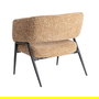 Sillón Mostaza Tejido-Metal Salón 71 X 70 X 75 cm (Set de 2)