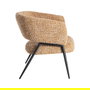Sillón Mostaza Tejido-Metal Salón 71 X 70 X 75 cm (Set de 2)