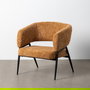 Sillón Mostaza Tejido-Metal Salón 71 X 70 X 75 cm (Set de 2)