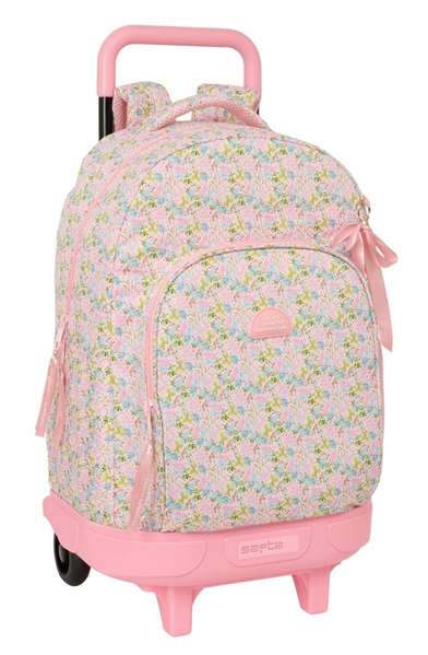SAFTA Mochila grande con ruedas y carro, colección Vicky Martin Berrocal, 45x33x22 cm SAFTA Mochila grande con ruedas y carro, colección Vicky Martin Berrocal, 45x33x22 cm
