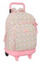 SAFTA Mochila grande con ruedas y carro, colección Vicky Martin Berrocal, 45x33x22 cm