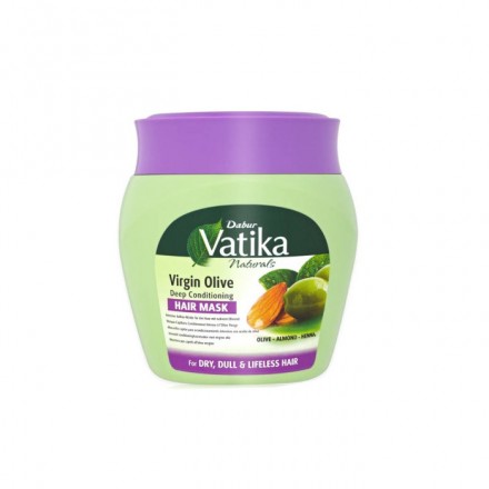 Vatika Mascarilla de Acondicionamiento Profundo con Aceite de Oliva Virgen 500g Vatika Mascarilla de Acondicionamiento Profundo con Aceite de Oliva Virgen 500g