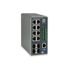 Level One IGU-1271 TURING Switch Industrial 12 Puertos L3 Lite