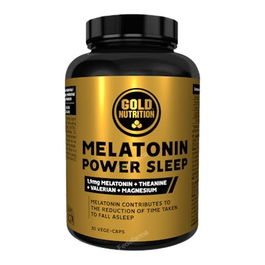 GOLD NUTRITION Melatonin Power Sleep 1,9Mg. 30Vcap. Melatonina para Conciliar el Sueño