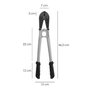WOLFPACK LINEA PROFESIONAL Cortarremaches de 450 mm con Hojas de Cromo Vanadio
