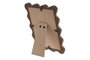 DKD Home Decor Marco de fotos 10x15 MDF Cristal Marrón oscuro