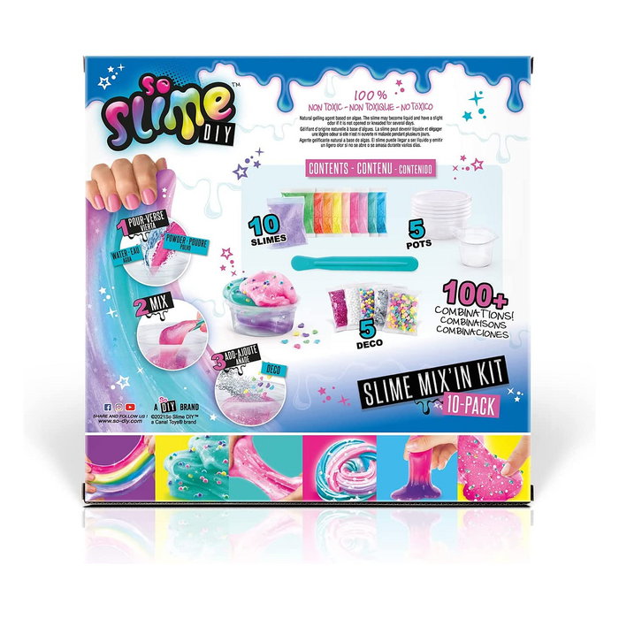 Canal Toys Slime Mix'in Kit - Pack de 10 Slimes