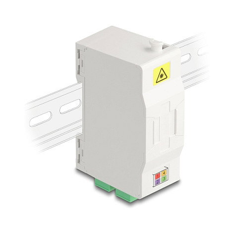 DeLOCK 88097 Caja de conexión de fibra óptica para carril DIN con 4 x SC Simplex DeLOCK 88097 Caja de conexión de fibra óptica para carril DIN con 4 x SC Simplex