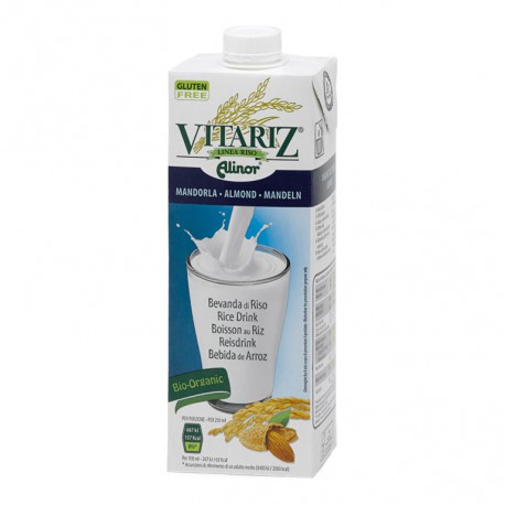 Vitariz Bebida de arroz con almendras Bio 1L