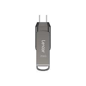 Lexar JumpDrive LJDD400256G-BNQNG Dual USB Tipo C/Tipo A 256 GB Gris Lexar JumpDrive LJDD400256G-BNQNG Dual USB Tipo C/Tipo A 256 GB Gris