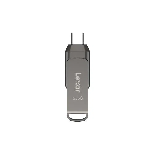 Lexar JumpDrive LJDD400256G-BNQNG Unidad Flash USB 256 GB Tipo C 3.2 Gen 1 (USB 3.1) 130 MB/s con Funda Gris