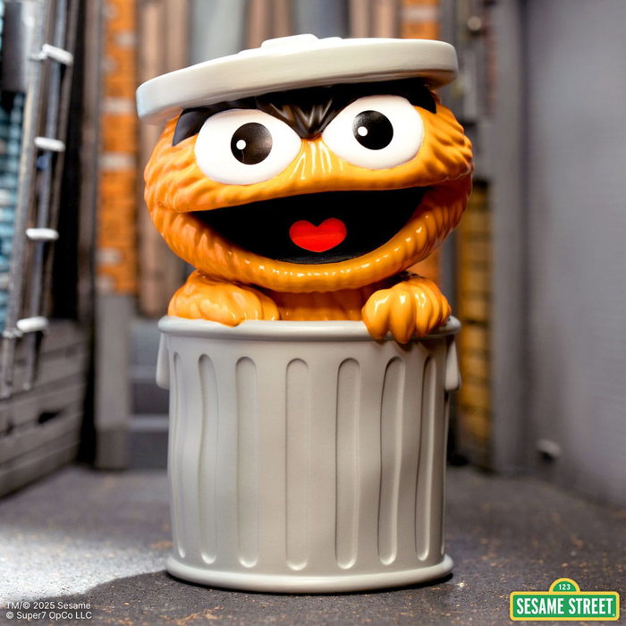 Sesame Street Figura Soft Vinyl FUN! FUN! Oscar the Grouch (Orange) 13 cm Sesame Street Figura Soft Vinyl FUN! FUN! Oscar the Grouch (Orange) 13 cm