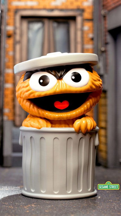 Sesame Street Figura Soft Vinyl FUN! FUN! Oscar the Grouch (Orange) 13 cm Sesame Street Figura Soft Vinyl FUN! FUN! Oscar the Grouch (Orange) 13 cm