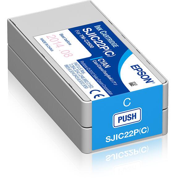 Epson Cartucho de Tinta Cian SJIC22P(C) para ColorWorks C3500